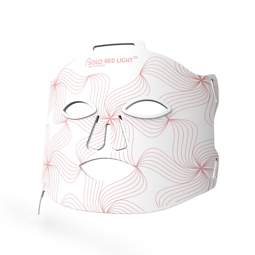 SOLOREDLIGHT™ Red Light LED Face Mask – Professional Red Light Therapy Mask for Anti-Aging, Acne & Skin Rejuvenation
