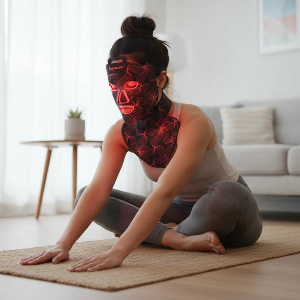 SOLOREDLIGHT™ Red Light LED Face Mask – Professional Red Light Therapy Mask for Anti-Aging, Acne & Skin Rejuvenation