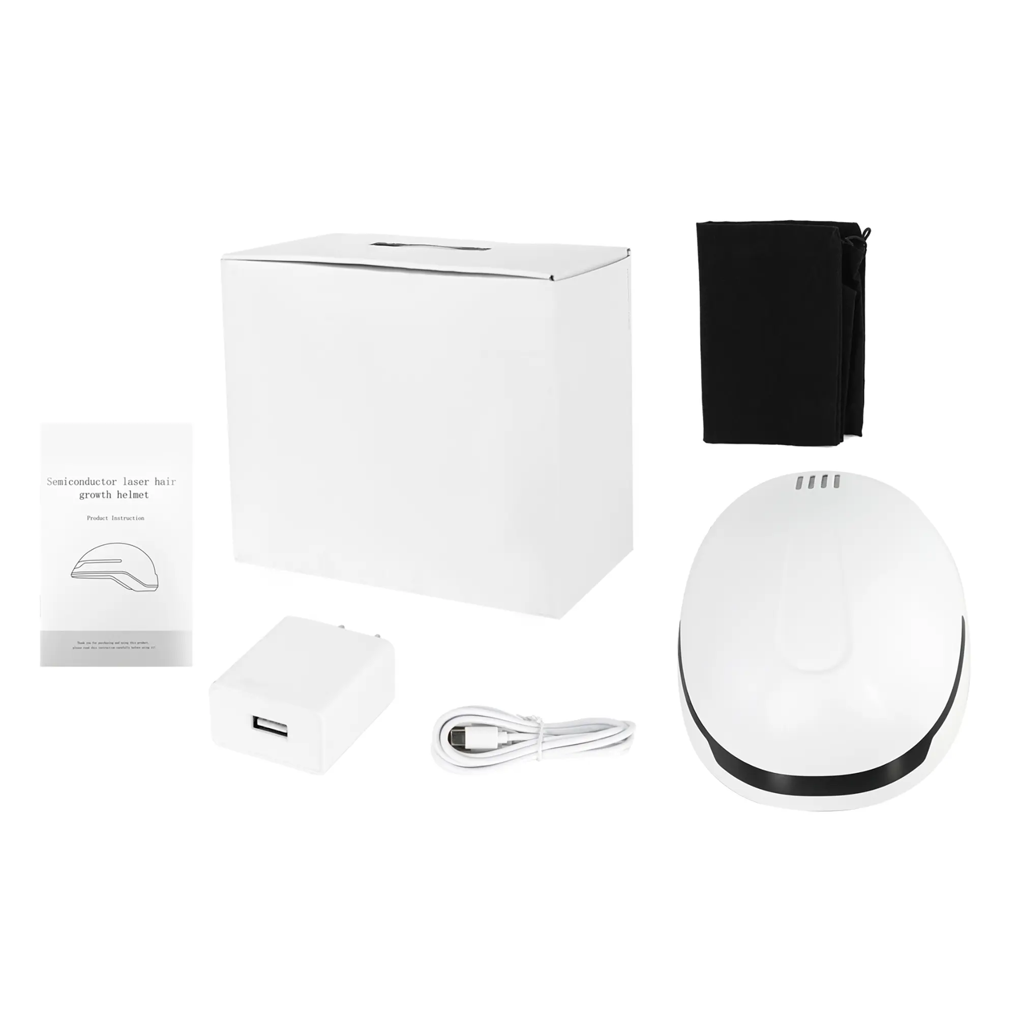 Laser Hair Growth Helmet, 96 Class II Laser Diodes 650nm Red Light Hair Regrowth Device for Loss Treatments, Thinning Hair Solution for Men & Women