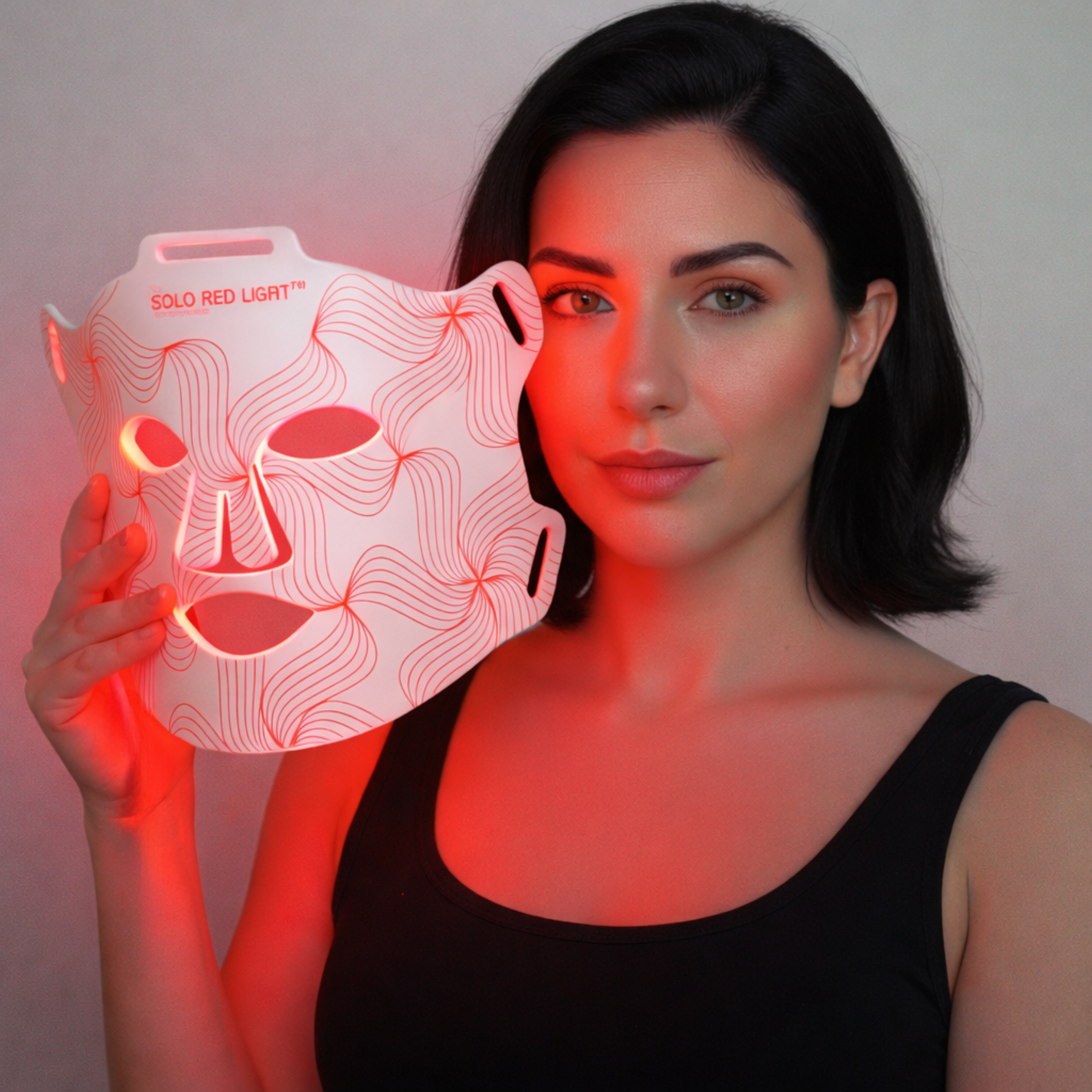 SOLOREDLIGHT™ Red Light LED Face Mask – Professional Red Light Therapy Mask for Anti-Aging, Acne & Skin Rejuvenation