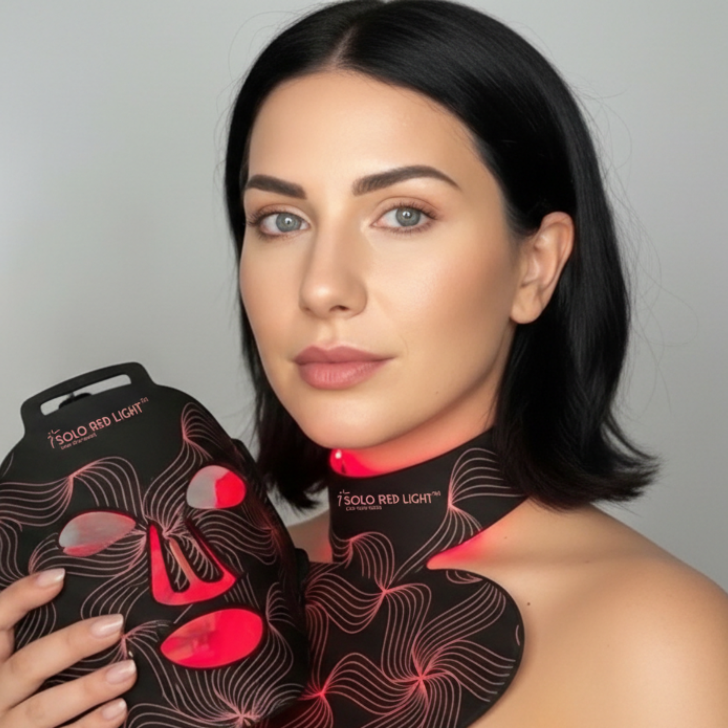 SOLOREDLIGHT™ Red Light LED Face Mask – Professional Red Light Therapy Mask for Anti-Aging, Acne & Skin Rejuvenation