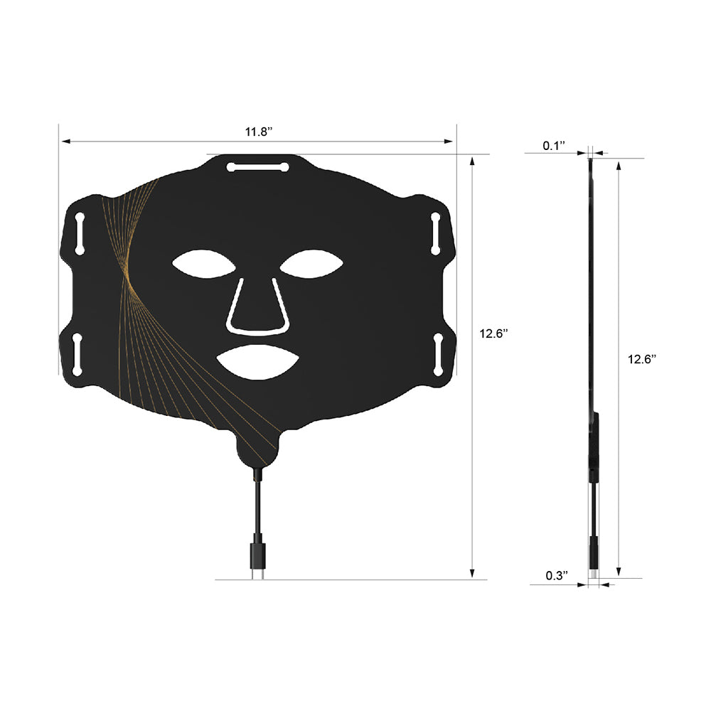 SOLOREDLIGHT™ Red Light Therapy Silicone Mask