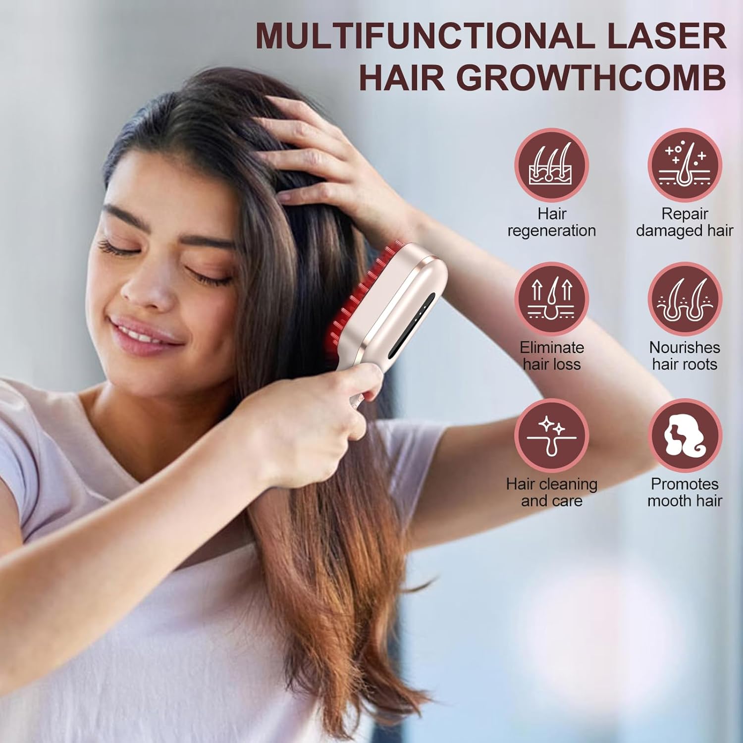 SOLOREDLIGHT™ Laser Therapy Hair Growth Comb