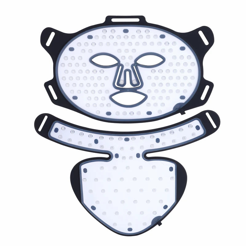 Máscara de terapia de luz LED y máscara para el cuello SOLOREDLIGHT™