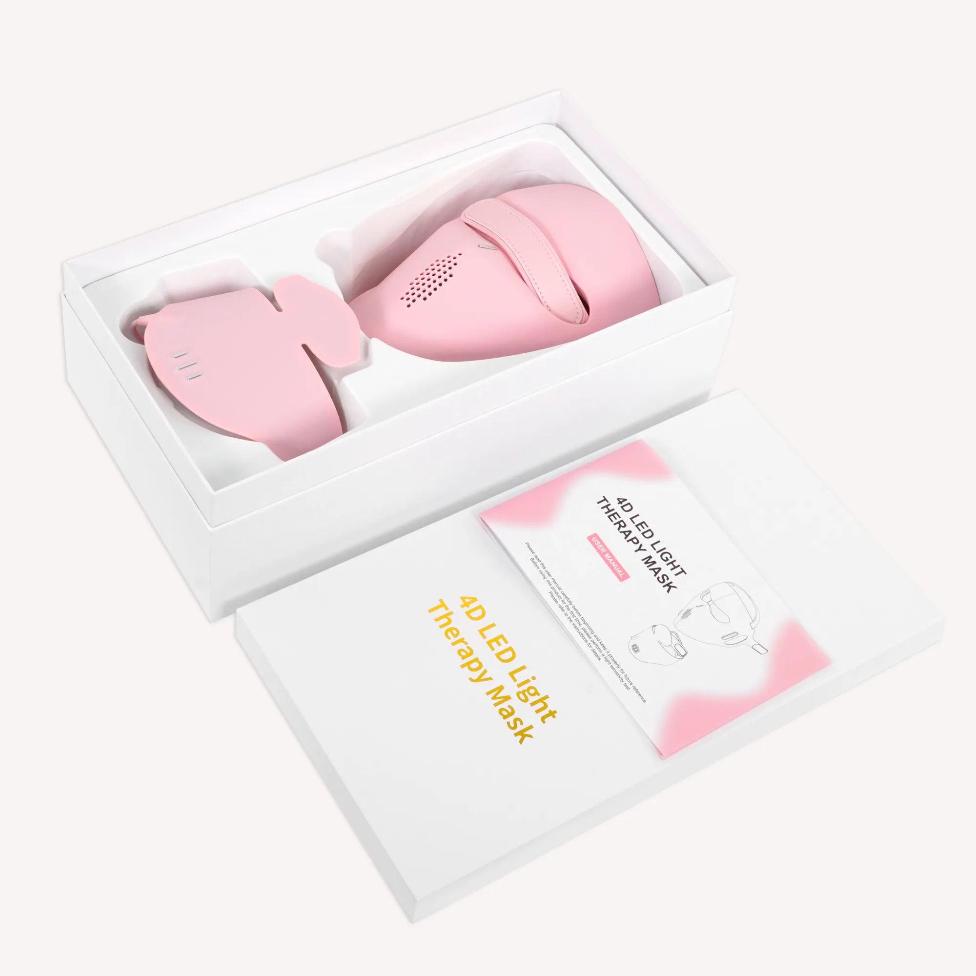 4D Laser & LED Face Mask with Neck Piece for Wrinkles