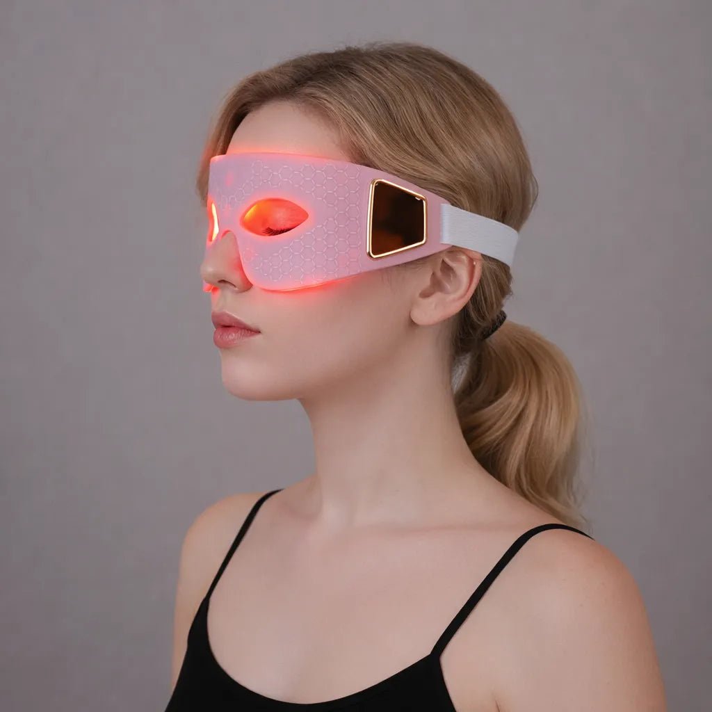 SOLOREDLIGHT™ Red Light Therapy Eye Mask – LED Red Light Eye Mask for Dark Circles - SOLO RED LIGHT