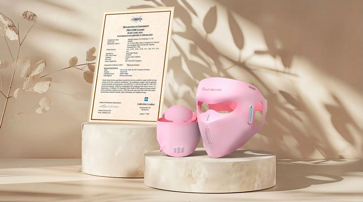 Why FDA 510(k) Clearance & ISO 13485 Certification Matter for Your LED Light Therapy Mask