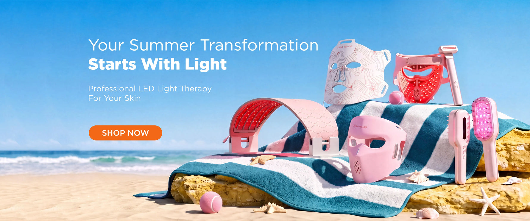 Sun, Waves, and Red Light: Unlock Your Summer Glow with Age-Defying Skin Secrets 🌊✨