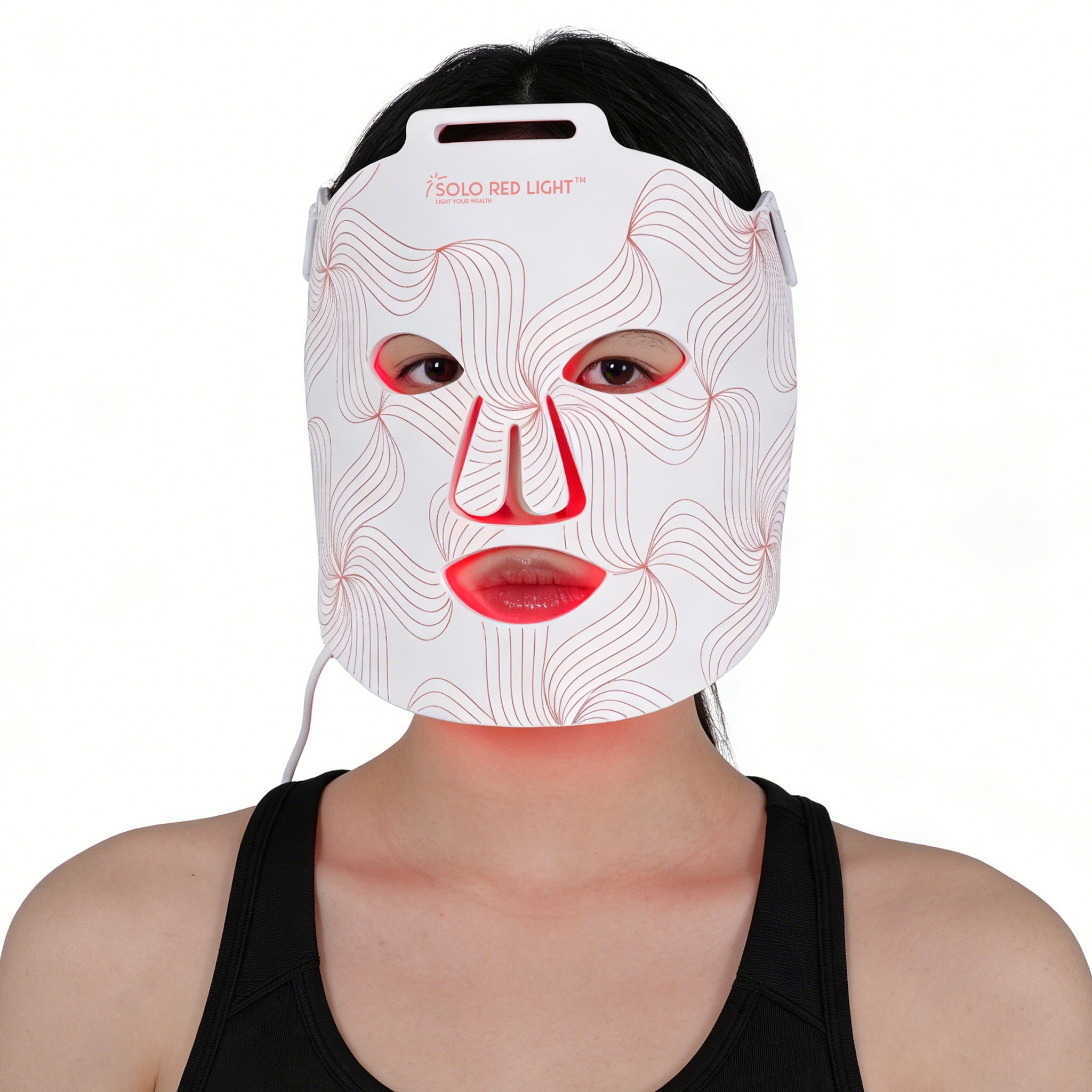 SOLOREDLIGHT™ Red Light LED Face Mask – Professional Red Light Therapy Mask for Anti-Aging, Acne & Skin Rejuvenation
