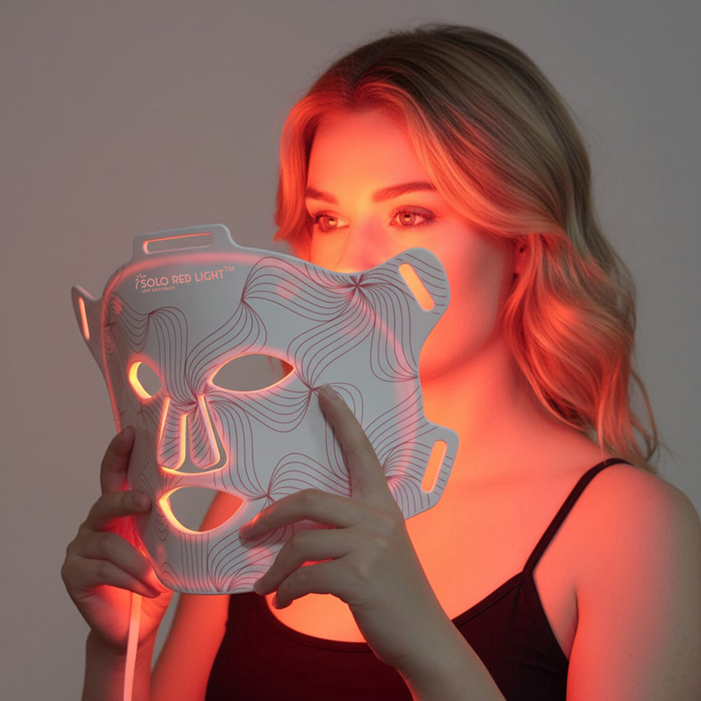 SOLOREDLIGHT™ LED Light Therapy Mask & Neck Mask