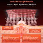 Red Light Therapy Belt with Vibration Massage for Back Pain Relief