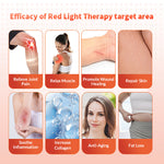 Red Light Therapy Belt with Vibration Massage for Back Pain Relief
