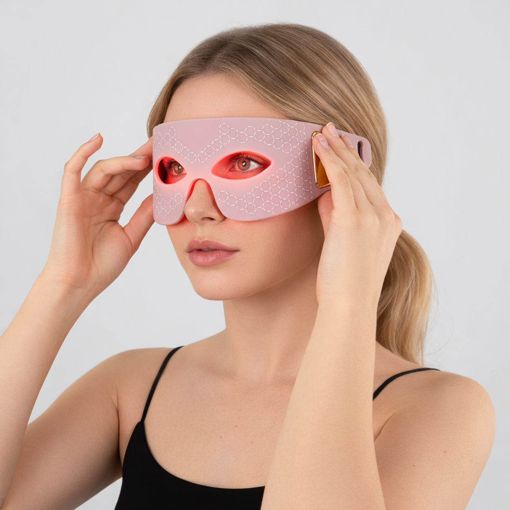 Rejuvenecedor de ojos LED SOLOREDLIGHT™ | Antienvejecimiento, reducción de líneas finas y arrugas, mejora del estado de ánimo y del sueño