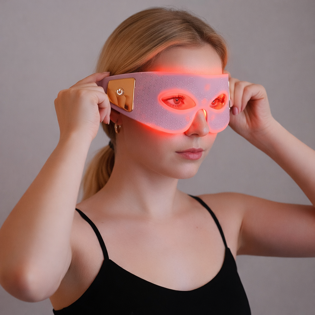 Rejuvenecedor de ojos LED SOLOREDLIGHT™ | Antienvejecimiento, reducción de líneas finas y arrugas, mejora del estado de ánimo y del sueño