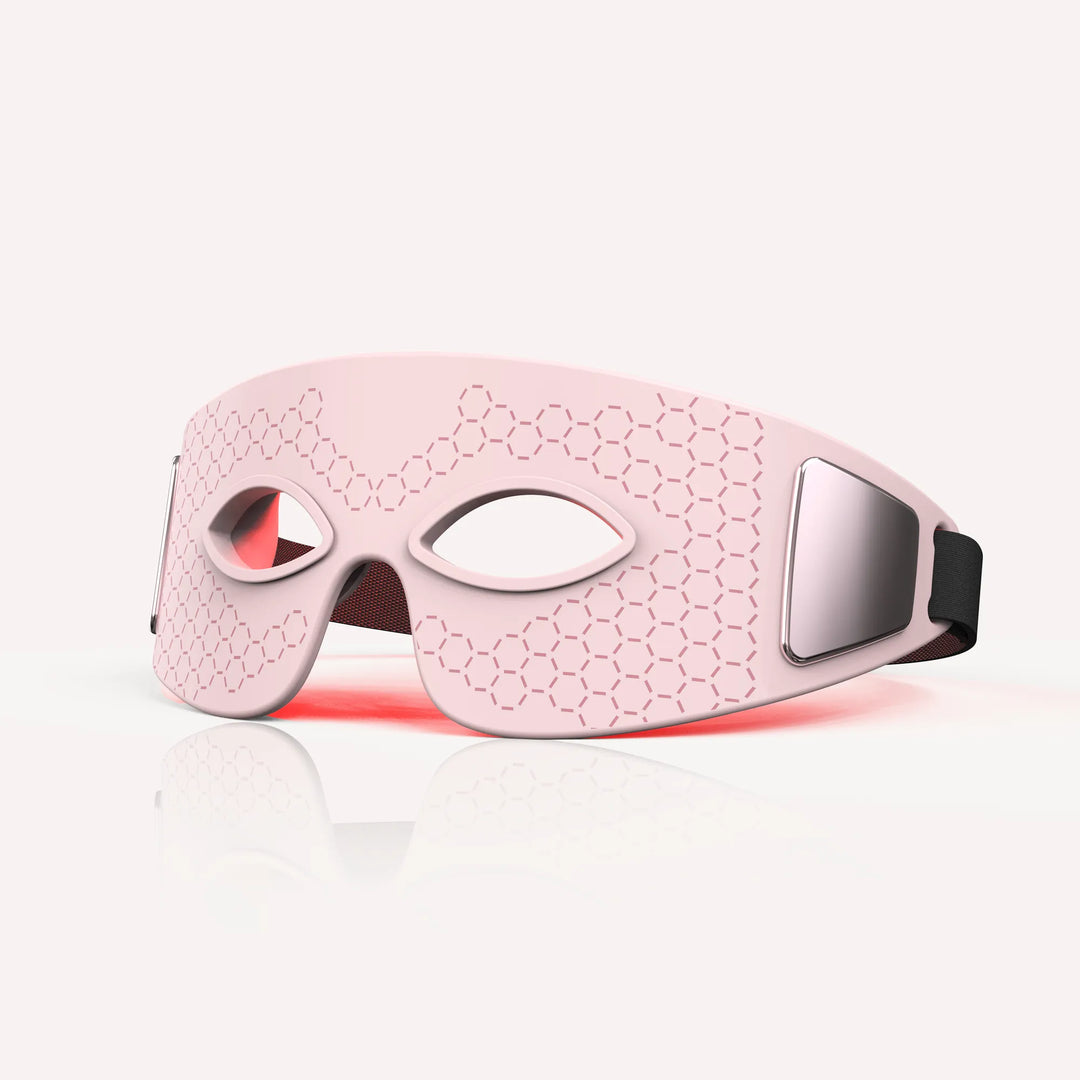 Silicone Red & Infrared LED Eye Mask for Dark Circles & Wrinkles