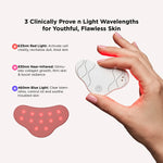 Red & Blue Light Eye Patches for Wrinkles, Dark Circles