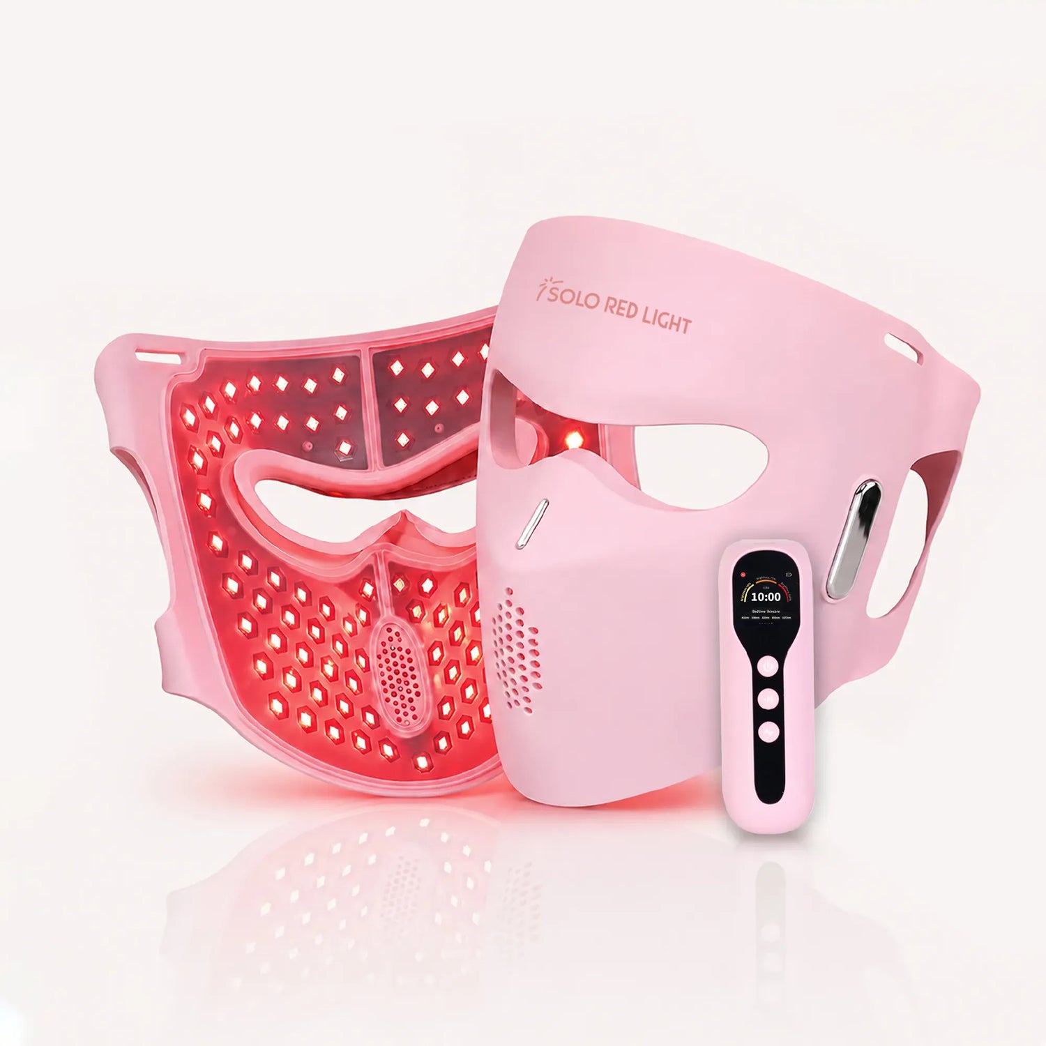 1072nm LED Face Mask with Neck Set for Wrinkles