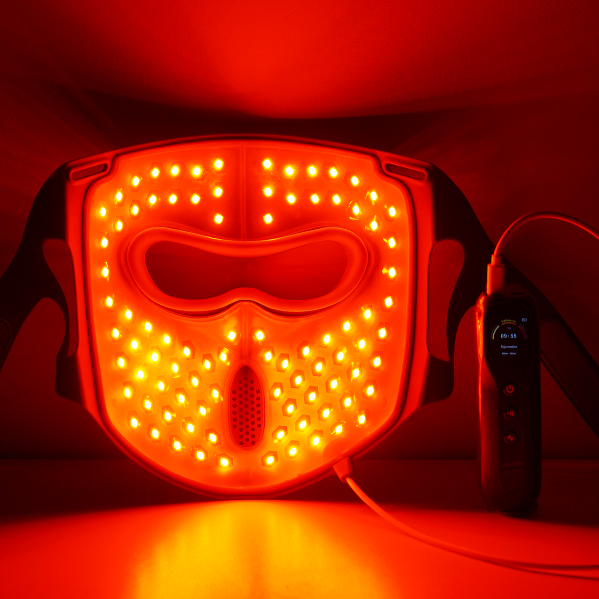 FDA 510(k) Cleared 1072nm LED Face Mask with Neck Set for Wrinkles