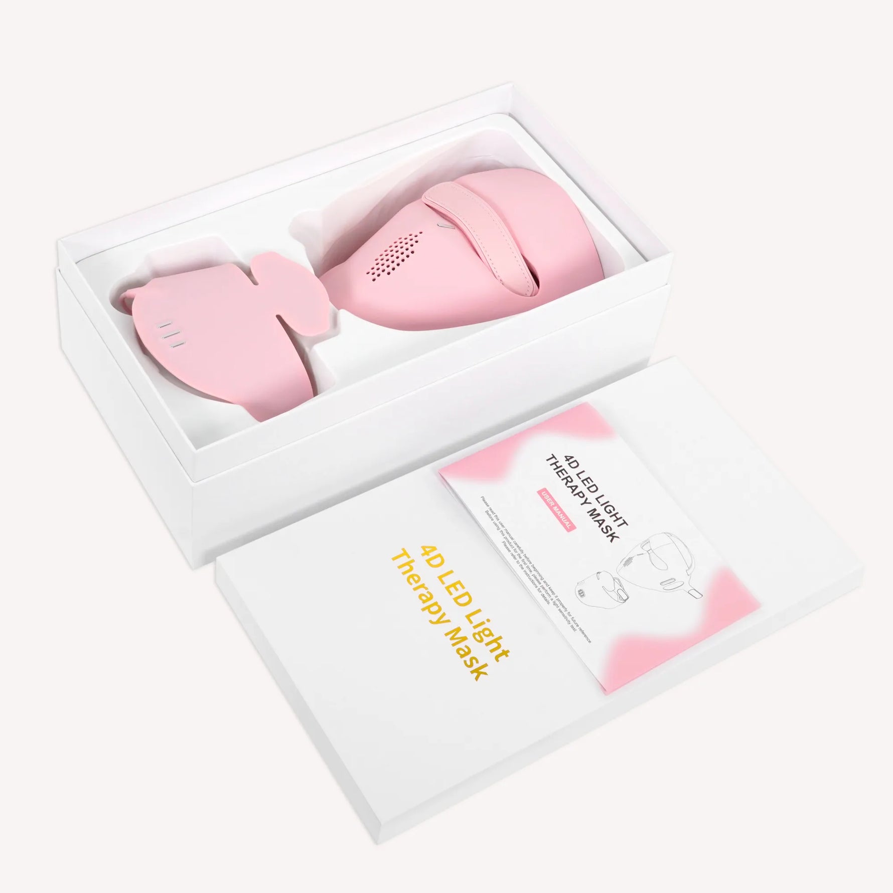 4D Laser & LED Face Mask with Neck Piece for Wrinkles