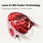 4D Laser & LED Face Mask with Neck Piece for Wrinkles
