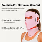 4D Laser & LED Face Mask with Neck Piece for Wrinkles