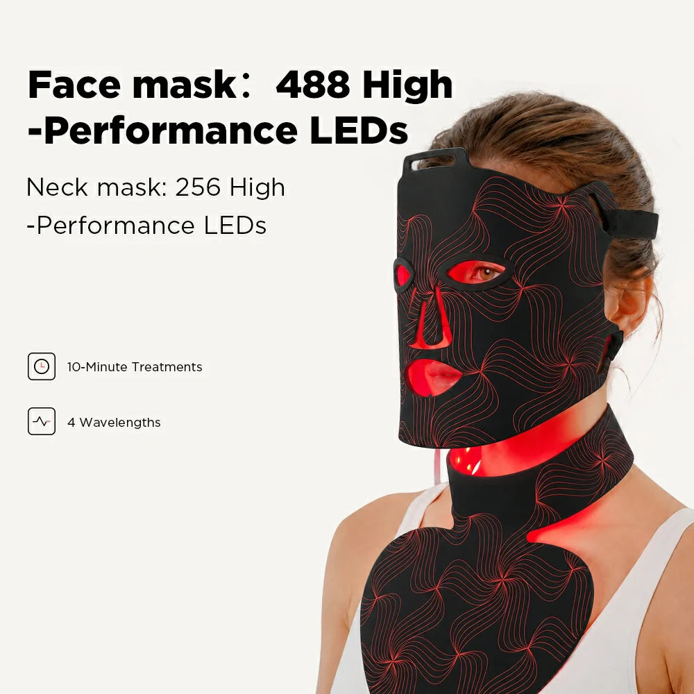 FDA-Cleared Red Light Therapy Mask for Anti-Aging & Acne