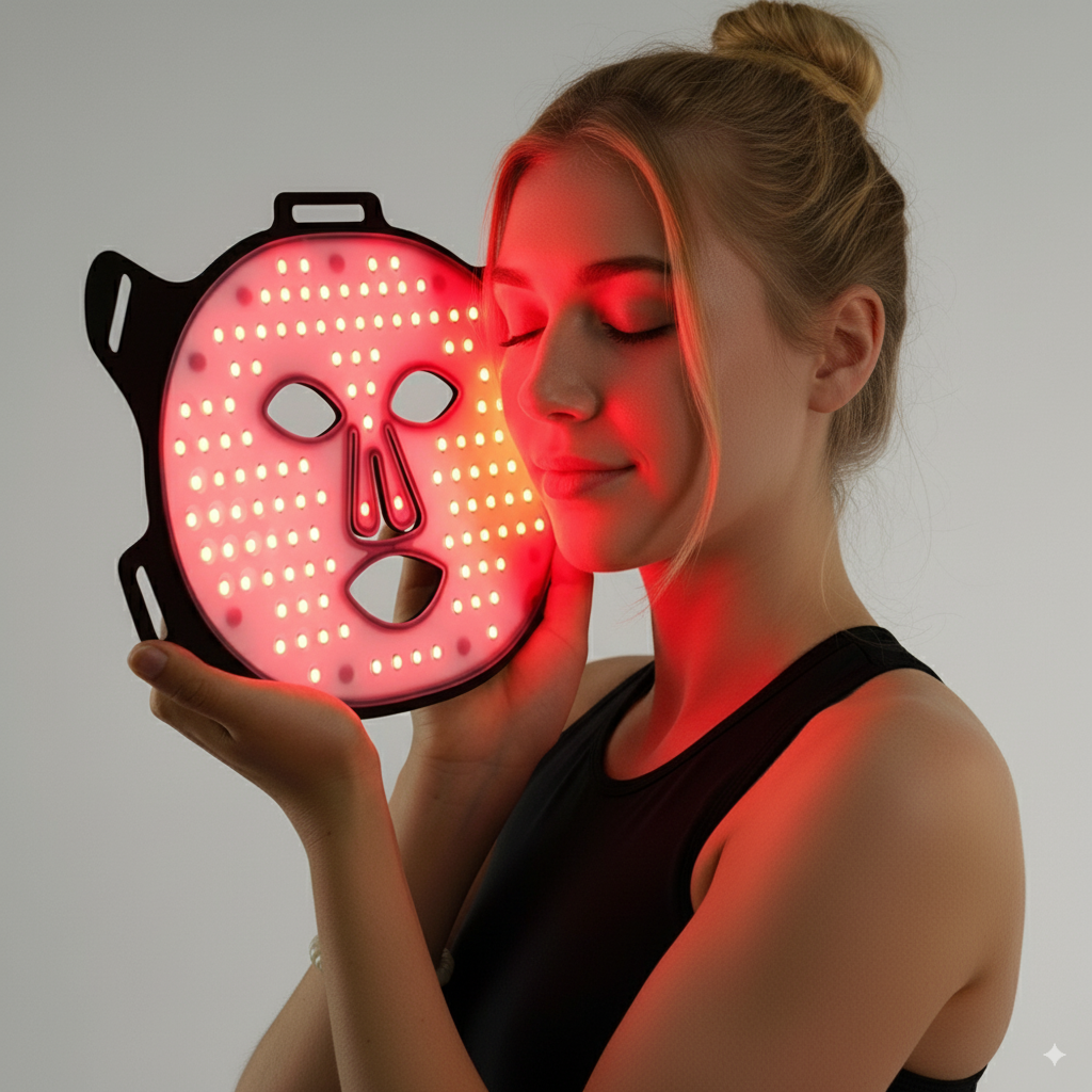 SOLOREDLIGHT™ LED Light Therapy Mask & Neck Mask