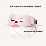Silicone Red & Infrared LED Eye Mask for Dark Circles & Wrinkles