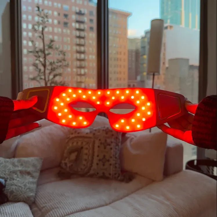 SOLOREDLIGHT™ Red Light Therapy Eye Mask – LED Red Light Eye Mask for Dark Circles - SOLO RED LIGHT