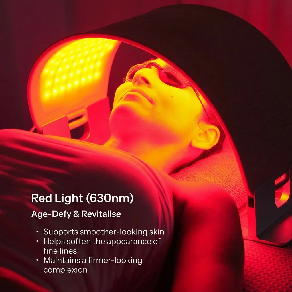 PDT LED Light Therapy Machine, Flex & Portable Photon Therapy Device for Face and Body, G240