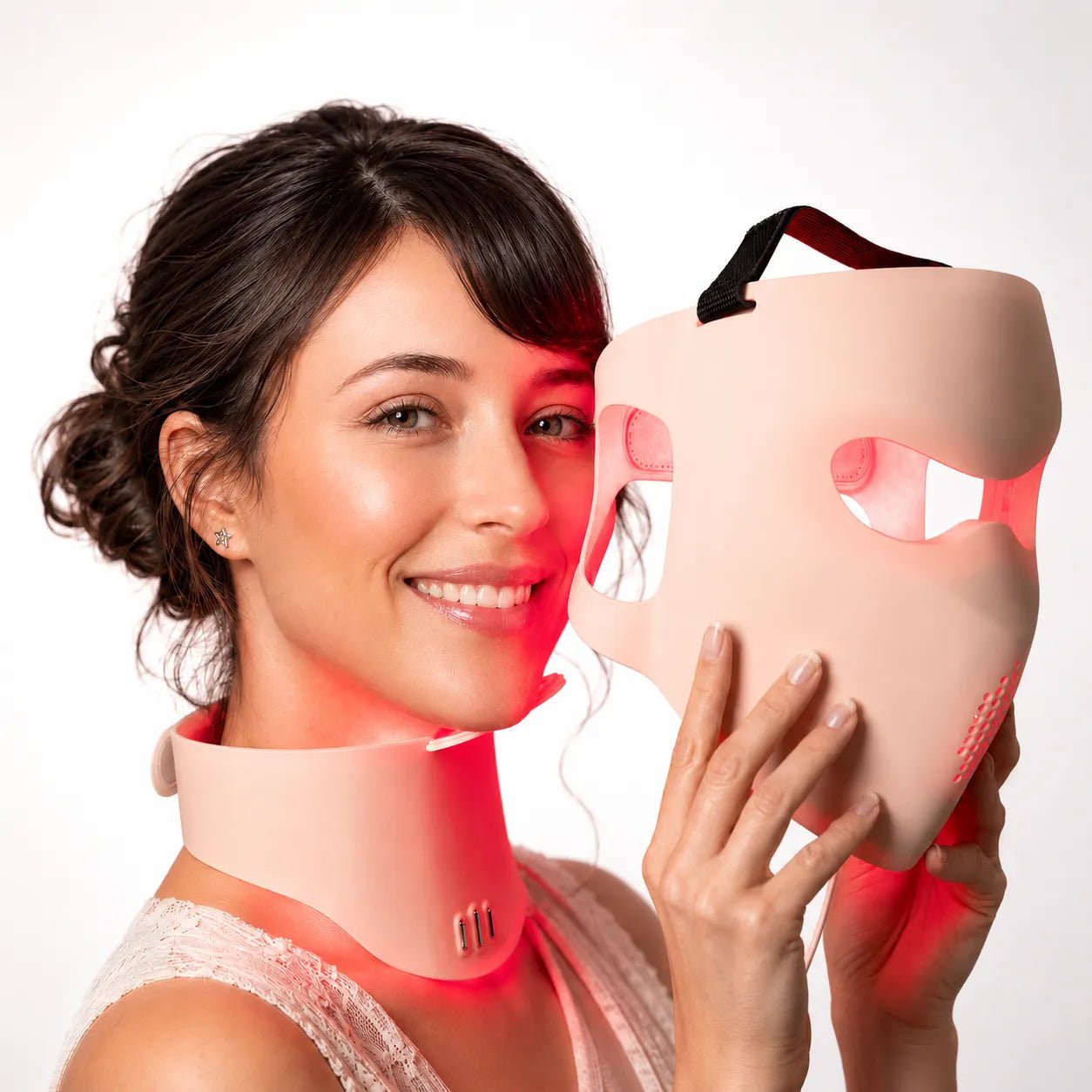 SOLOREDLIGHT™ Advanced 5D LASER&LED Light Therapy Mask+Neck – Professional Skin Rejuvenation at Home