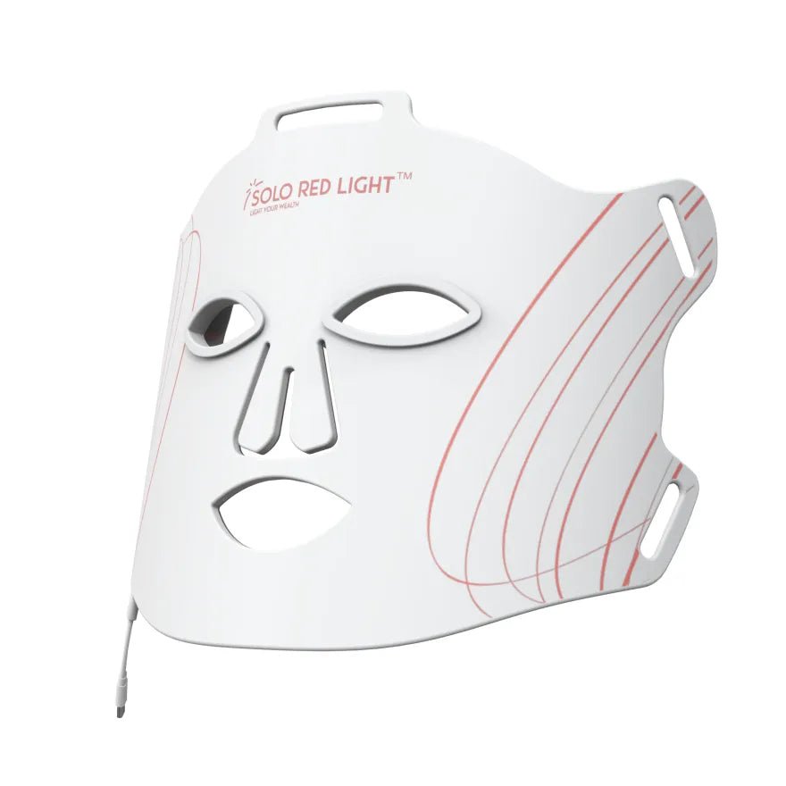 SOLOREDLIGHT™ Red Light LED Face Mask – Professional Red Light Therapy Mask for Anti-Aging, Acne & Skin Rejuvenation