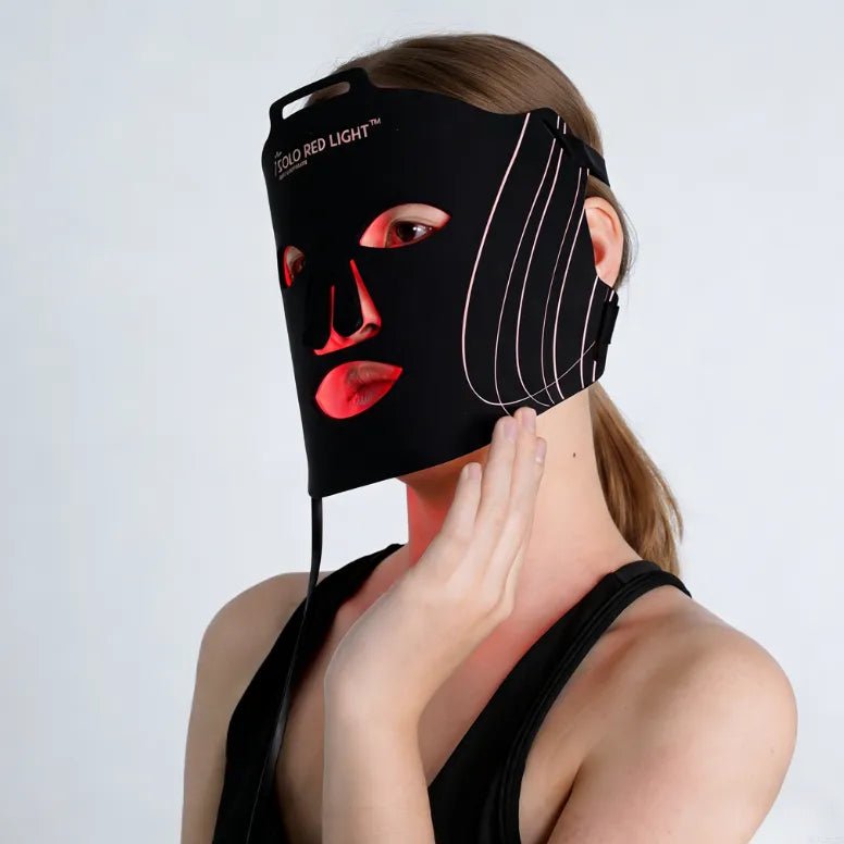 SOLOREDLIGHT™ Red Light LED Face Mask – Professional Red Light Therapy Mask for Anti-Aging, Acne & Skin Rejuvenation