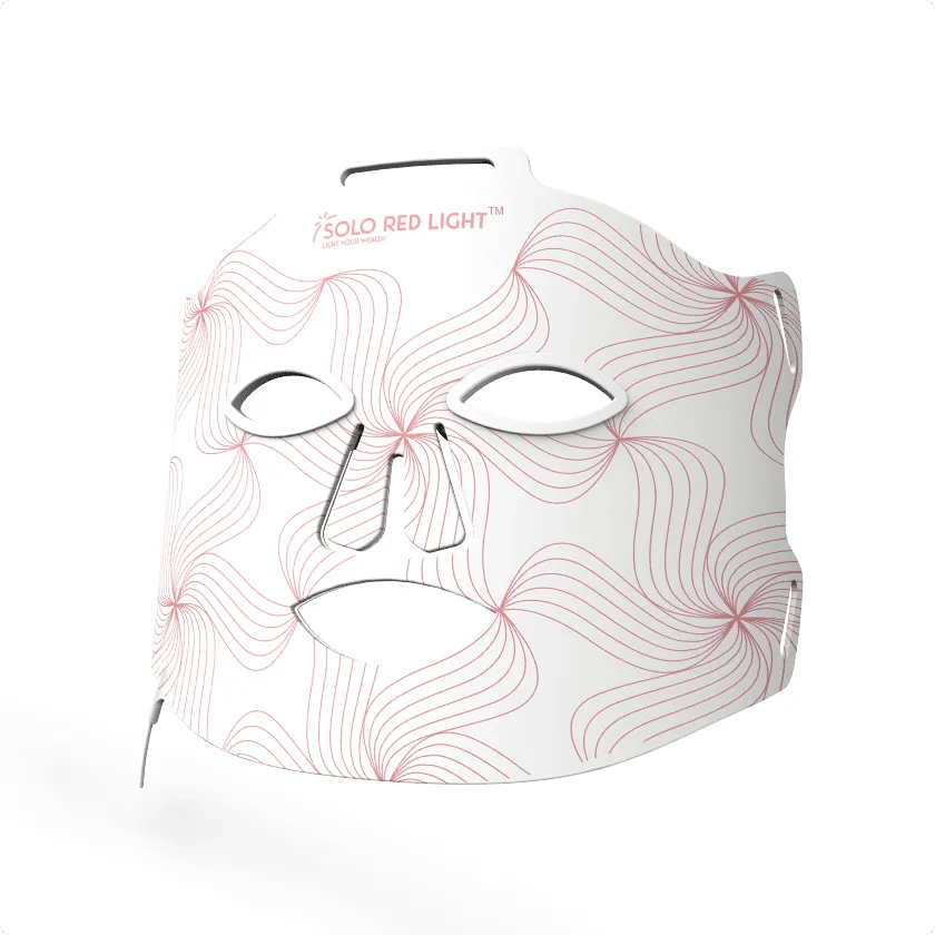 SOLOREDLIGHT™ Red Light LED Face Mask – Professional Red Light Therapy Mask for Anti-Aging, Acne & Skin Rejuvenation