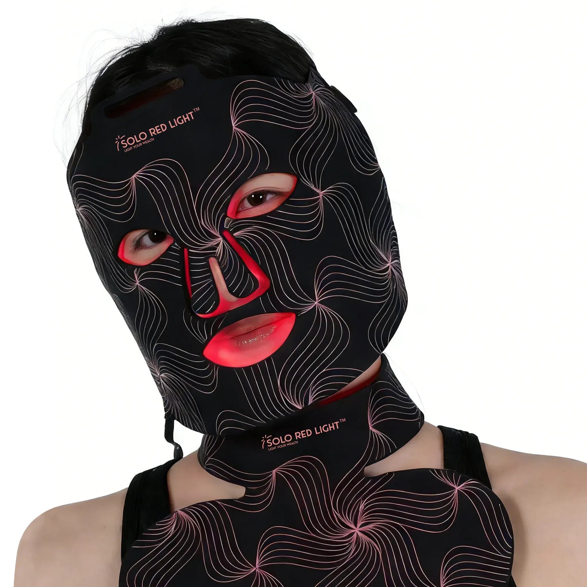 SOLOREDLIGHT™ Red Light LED Face Mask – Professional Red Light Therapy Mask for Anti-Aging, Acne & Skin Rejuvenation