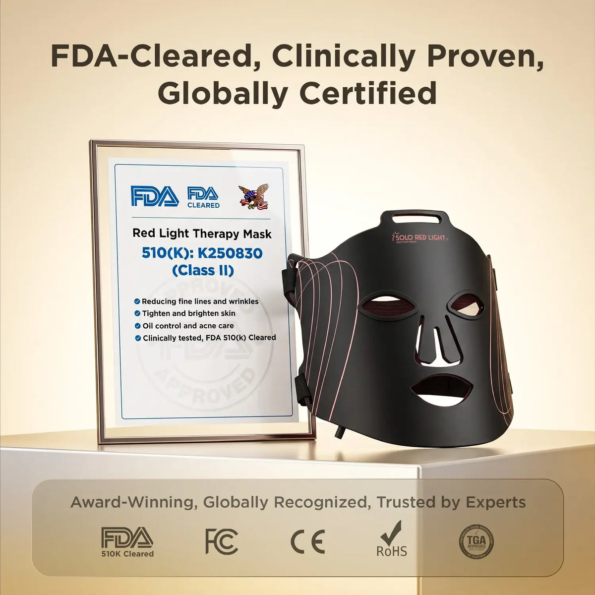 Red Light Therapy Mask for Anti-Aging & Acne
